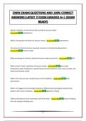 CNRN EXAM&vert;QUESTIONS AND 100&percnt; CORRECT ANSWERS&vert;LATEST &excl;&excl;&excl;&excl;2026&vert;GRADED A&plus;&vert; &lpar;EXAM READY&rpar;