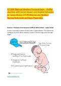 ATI 2026 Maternal Newborn Proctored Exam &ndash; Verified Questions 