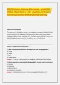 BIOL251 Human Anatomy & Physiology I w&sol;Lab 2025 &vert; Module 2 Exam Review &vert;100&plus; Questions and Answers Summary &vert;LockDown Browser &vert;Portage Learning