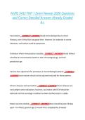 NURS 5432 FNP 1 Exam Newest 2026 Questions  and Correct Detailed Answers Already Graded  A&plus;NURS 5432 FNP 1 Exam Newest 2026 Questions  and Correct Detailed Answers Already Graded  A&plus;