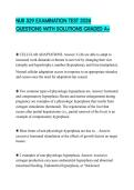 NUR 529 EXAMINATION TEST 2026 QUESTIONS WITH SOLUTIONS GRADED A&plus;
