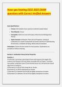 hvacr gas heating ESCO 2025 EXAM questions with Correct Verified Answers