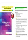 TEST BANK For Applied Pharmacology for the   Dental Hygienist 9th Edition   by Elena Bablenis Haveles&comma; Chapters 1 - 26 A&plus; 