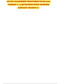 ATI RN LEADERSHIP PROCTORED EXAM 2026 VERSION 1 2 3 QUESTIONS WITH ANSWERS ALREADY GRADED A&plus; 