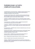 PUR3000 EXAM 1 UF WITH COMPLETE SOLUTIONS