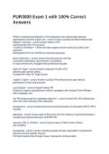 PUR3000 Exam 1 with 100&percnt; Correct Answers