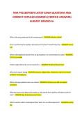 NHA PHLEBOTOMY LATEST EXAM QUESTIONS AND CORRECT DETAILED ANSWERS &lpar;VERIFIED ANSWERS&rpar; ALREADY GRADED A&plus;