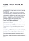 PUR3000 Exam 2 UF Questions and Answers