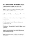 NUR 641E EXAM PREP TEST BANK 2026 FULL QUESTIONS WITH VERIFIED ANSWERS