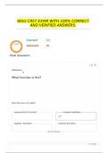 WGU C957 EXAM WITH 100&percnt; CORRECT AND VERIFIED ANSWERS&period;