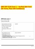 UWF EDF 6226 Exam 1 &ndash; Verified Q&A Deck &lpar;50 Terms&comma; Pass with Confidence&rpar;&period;pdf