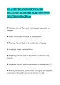EC 6 CERTIFICATION CERTIFICATION EVALUATION EXAM 2026 QUESTIONS WITH SOLUTIONS GRADED A&plus;