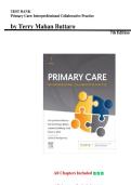 Test Bank for Primary Care&colon; Interprofessional Collaborative Practice 7th Edition &lpar;Terry Mahan Buttaro&comma; 2024&rpar;&comma; Chapter 1-228 &vert; Complete Guide A&plus;