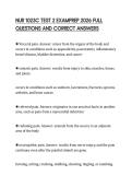 NUR 1023C TEST 2 EXAMPREP 2026 FULL QUESTIONS AND CORRECT ANSWERS