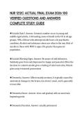 NUR 1212C ACTUAL FINAL EXAM 2026 100 VERIFIED QUESTIONS AND ANSWERS COMPLETE STUDY GUIDE