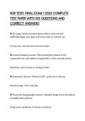 NUR 1212C FINAL EXAM 1 2026 COMPLETE TEST PAPER WITH 100 QUESTIONS AND CORRECT ANSWERS