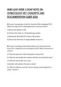 NURS 6551 WEEK 3 SOAP NOTE OBGYNECOLOGY KEY CONCEPTS AND DOCUMENTATION GUIDE 2026