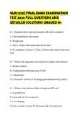 NUR 1212C FINAL EXAM EXAMINATION TEST 2026 FULL QUESTIONS AND DETAILED SOLUTIONS GRADED A&plus;
