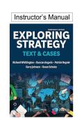 Instructor&rsquo;s Manual for Exploring Strategy&colon; Text and Cases &lpar;Twelfth Edition&rpar; by Richard Whittington&comma; Patrick Regn&eacute;r&comma; Duncan Angwin&comma; Gerry Johnson & Kevan Scholes &vert; Comprehensive Strategy Teaching Resource&period;