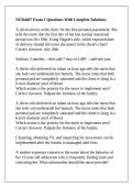 NUR4467 Exam 1 Questions With Complete Solutions