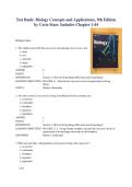 Test Bank for Biology&colon; Concepts and Applications &lpar;9th Edition&rpar; by Cecie Starr &vert; Comprehensive Introductory Biology Assessment Resource