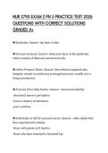NUR 2790 EXAM 2 PN 3 PRACTICE TEST 2026 QUESTIONS WITH CORRECT SOLUTIONS GRADED A&plus;