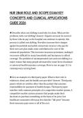 NUR 2868 ROLE AND SCOPE EXAM KEY CONCEPTS AND CLINICAL APPLICATIONS GUIDE 2026