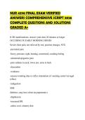 NUR 4590 FINAL EXAM VERIFIED ANSWERS COMPREHENSIVE SCRIPT 2026 COMPLETE QUESTIONS AND SOLUTIONS GRADED A&plus;