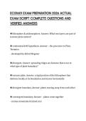 ECS1601 EXAM PREPARATION 2026 ACTUAL EXAM SCRIPT COMPLETE QUESTIONS AND VERIFIED ANSWERS