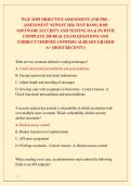 WGU D385 OBJECTIVE ASSESSMENT AND PRE  ASSESSMENT NEWEST 2026 TEST BANK&vert; D385  SOFTWARE SECURITY AND TESTING OA & PA WITH  COMPLETE 200 REAL EXAM QUESTIONS AND  CORRECT VERIFIED ANSWERS&sol; ALREADY GRADED  A&plus; &lpar;MOST RECENT&excl;&excl;&rpar; 