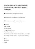 ECS3701 STUDY NOTES 2026 COMPLETE STUDY GUIDE ALL UNITS WITH DETAILED SUMMARIES