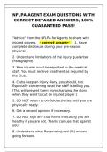 NFLPA Agent Exam questions with correct detailed answers&semi; 100&percnt; guaranteed pass