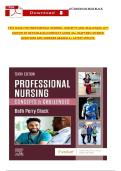 Professional Nursing&colon; Concepts and Challenges &lpar;10th Edition&rpar; &ndash; Test Bank Questions and Answers &lpar;All Chapters&comma; Graded A&plus;&comma; Latest Update&rpar;