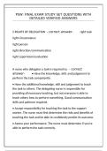 PSW Final Exam study set questions with detailed verified answers