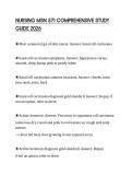 NURSING MSN 571 COMPREHENSIVE STUDY GUIDE 2026