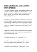 FDNYC G60 PRACTICE EXAM COMPLETE STUDY REFERENCE