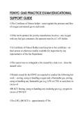 FDNYC G60 PRACTICE EXAM EDUCATIONAL SUPPORT GUIDE