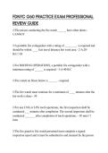 FDNYC G60 PRACTICE EXAM PROFESSIONAL REVIEW GUIDE