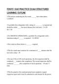 FDNYC G60 PRACTICE EXAM STRUCTURED LEARNING OUTLINE