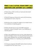 FEMA IS 200&period;C EXAM STUDY GUIDE 2026 FULL QUESTIONS WITH VERIFIED SOLUTIONS