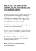 FEMA IS 700B EXAM QUESTIONS AND ANSWERS 2026 FULL PRACTICE TEST WITH 100&percnt; CORRECT ANSWERS
