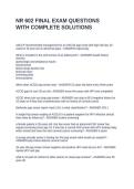 NR 602 FINAL EXAM QUESTIONS WITH COMPLETE SOLUTIONS