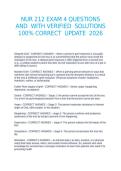 NUR 212 EXAM 4 QUESTIONS AND WITH VERIFIED SOLUTIONS 100&period;docx
