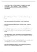 NC INTOX EC&sol;IR II STUDY GUIDE &vert; QUESTIONS AND ANSWERS &vert; 2026 UPDATE &vert; WITH COMPLETE SOLUTION
