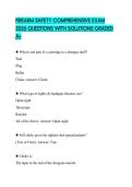 FIREARM SAFETY COMPREHENSIVE EXAM 2026 QUESTIONS WITH SOLUTIONS GRADED A&plus;