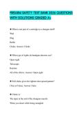 FIREARM SAFETY TEST BANK 2026 QUESTIONS WITH SOLUTIONS GRADED A&plus;