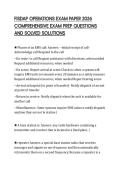 FISDAP OPERATIONS EXAM PAPER 2026 COMPREHENSIVE EXAM PREP QUESTIONS AND SOLVED SOLUTIONS