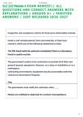 CLC 222 Module 4 EXAM NEWEST&vert;&vert; ALL  QUESTIONS AND CORRECT ANSWERS WITH  EXPLANATIONS &vert; GRADED A&plus; &vert; VERIFIED  ANSWERS &vert; JUST RELEASED 2026-2027