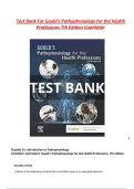 Pathophysiology 2026 Complete Test Bank Bundle &vert; Porth&comma; Nath&comma; Braun&comma; VanMeter&comma; Dlugasch & Story &vert; Verified Q&A A&plus;