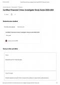 Certified Financial Crimes Investigator Study Guide &sol; 2020-2021 Flashcards Quizlet &sol; 2026 Prep
